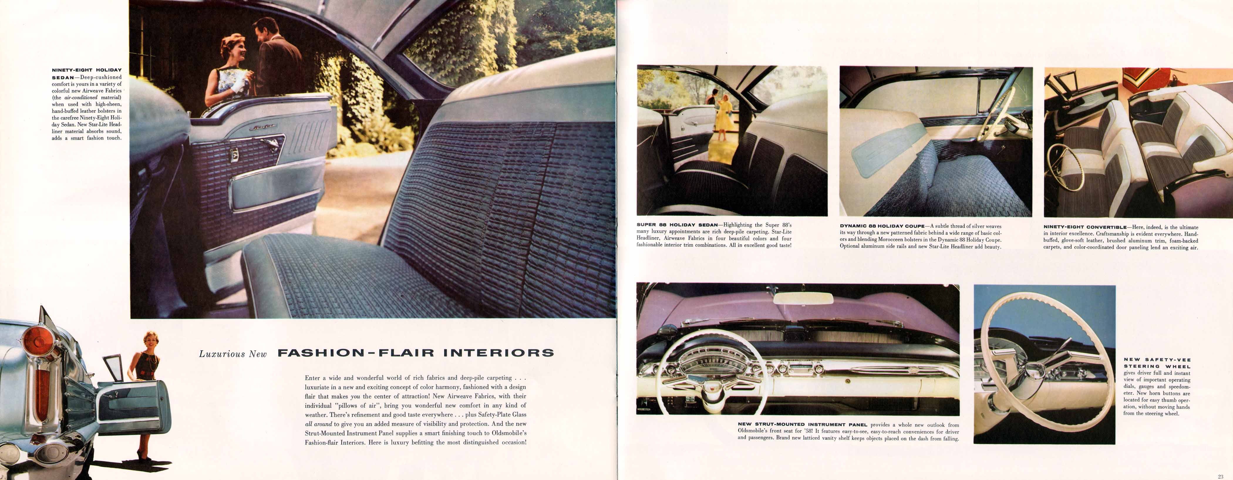 1958 Oldsmobile Motor Cars Brochure Page 1